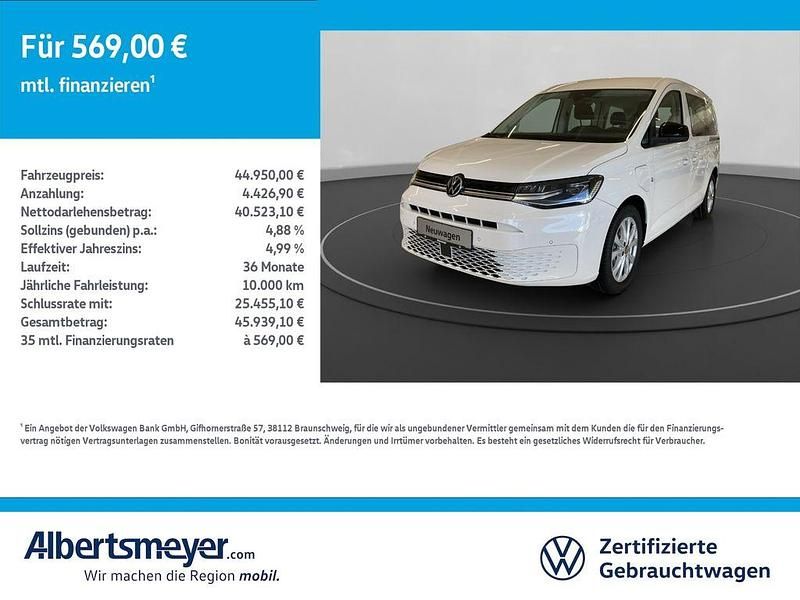 Weiß Neu 2025 VW Caddy Maxi Life Van / Kleinbus | 44.950 € (Fairer Preis) - Bild 1/4