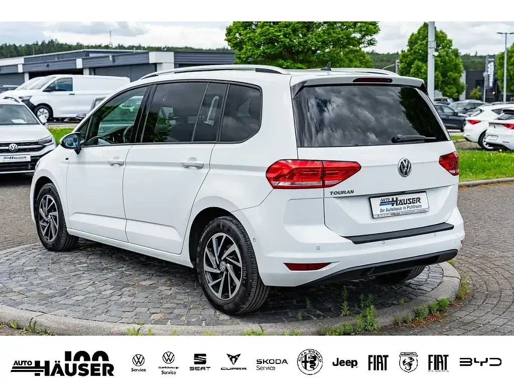 Käytetty VW Touran Join 150 HP (110 kW) 2019 Valkoinen Tila-auto