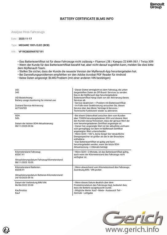 Gebraucht Renault Mégane Techno 160 kW (218 PS) 2022 Weiß Limousine