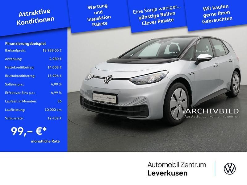 Silber Gebraucht 2022 VW ID.3 Pro Kleinwagen | 18.988 € (Guter Preis) - Bild 1/4