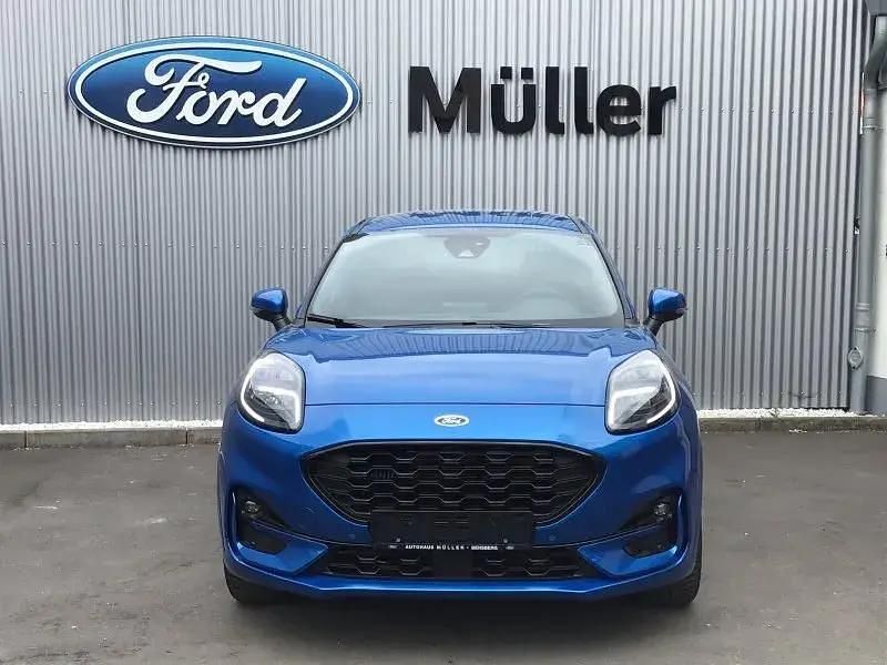 Gebraucht Ford Puma ST-Line X 155 PS (114 kW) 2022 Desert island blue metallic Coupé