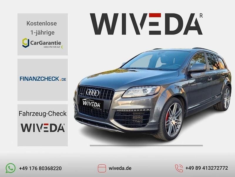 Grau Gebraucht 2015 Audi Q7 S-Line SUV | 29.199 € - Bild 1/4