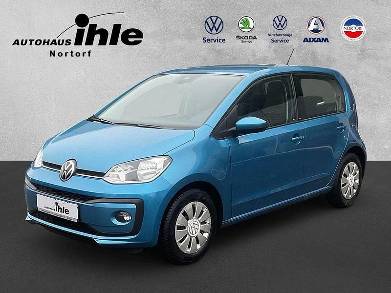 Costa azul metallic Gebraucht 2021 VW up! move up! Kleinwagen | 9.980 € (Fairer Preis) - Bild 1/4