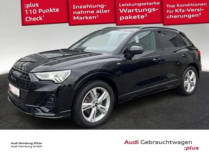 Mythosschwarz metallic Gebraucht 2022 Audi Q3 S-Line SUV | 35.880 € (Guter Preis) - Bild 1/3