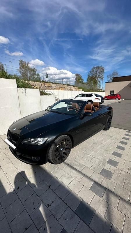 Schwarz Gebraucht 2007 BMW 325 Cabriolet Cabrio | 8.500 € (Guter Preis) - Bild 1/4