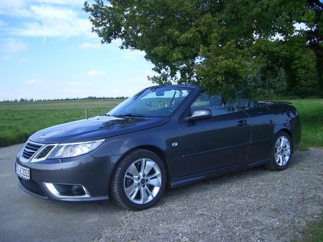 Grau metallic Gebraucht 2009 Saab 9-3 Cabriolet Cabrio | 27.500 € - Bild 1/4