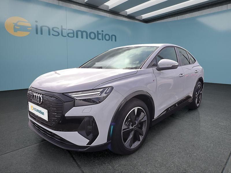 Weiß Gebraucht 2022 Audi Q4 Sportback e-tron SUV | 30.199 € (Teuer) - Bild 1/4