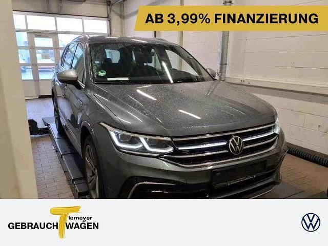 Grau Gebraucht 2022 VW Tiguan Allspace R-line SUV | 34.880 € (Fairer Preis) - Bild 1/2