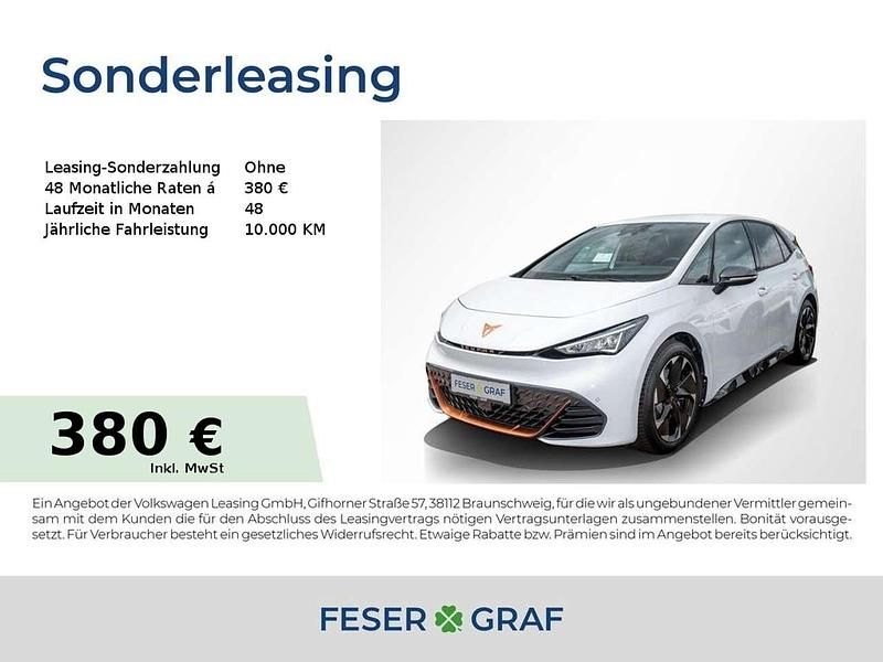 Glacial white metallic Gebraucht 2024 Cupra Born e-Boost Kleinwagen | 34.990 € (Etwas zu teuer) - Bild 1/4