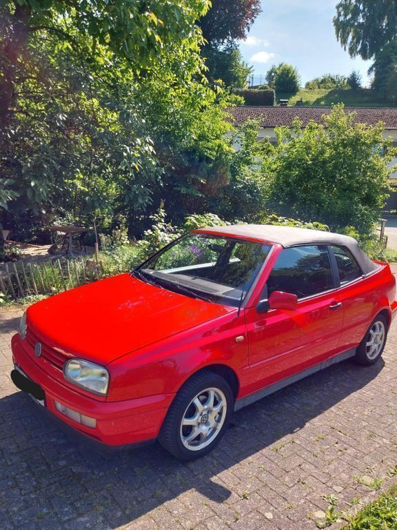 Rot Gebraucht 1997 VW Golf Cabriolet Cabrio | 4.000 € (Etwas zu teuer) - Bild 1/4