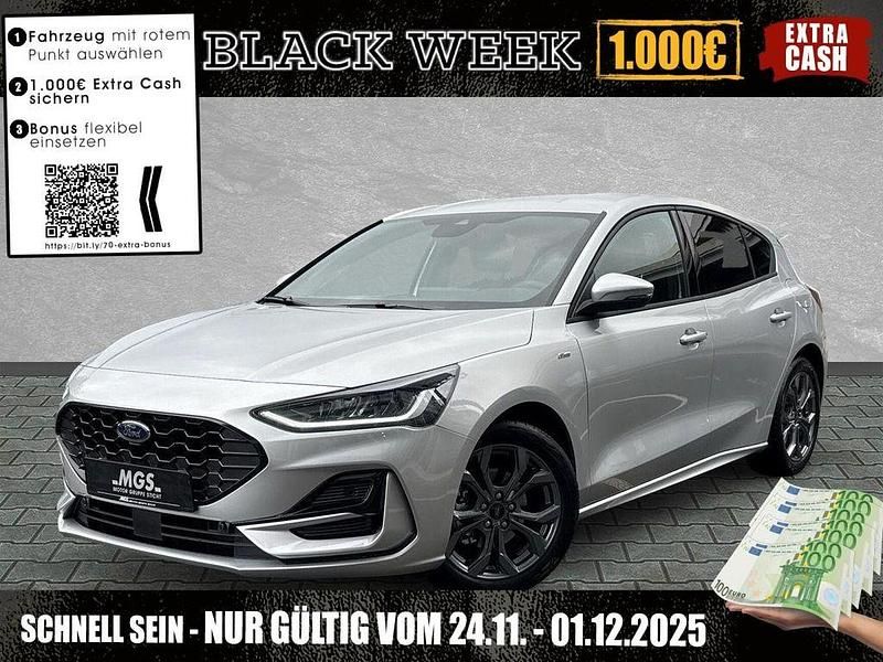 Moondust silver metallic Neu 2025 Ford Focus ST-Line Limousine | 25.490 € (Superpreis) - Bild 1/4