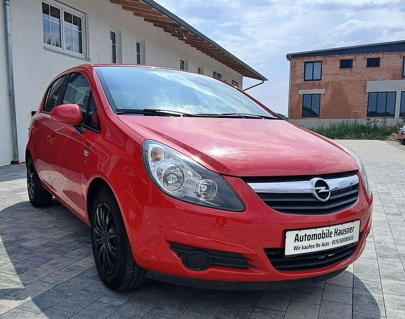 Rot Gebraucht 2011 Opel Corsa Limousine | 1.650 € (Guter Preis) - Bild 1/4