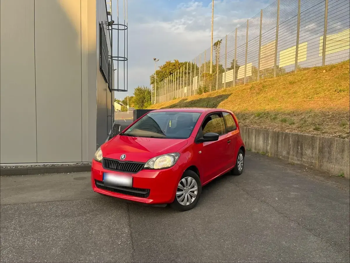 Gebraucht Skoda Citigo 69 PS (50 kW) 2013 Rot Kleinwagen
