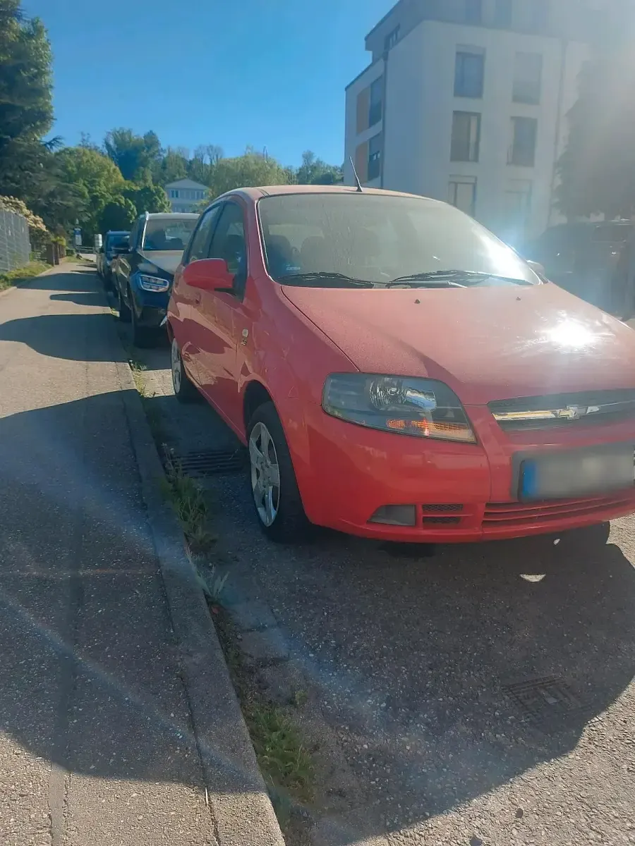 Second-hand Chevrolet Kalos 69 CP (50 kW) 2007 Roșu Hatchback