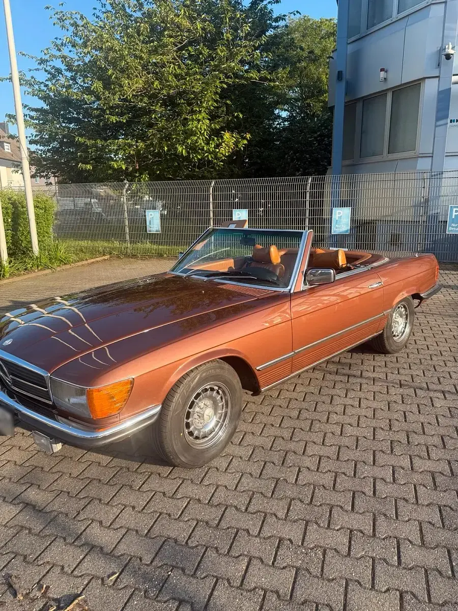 Gebraucht Mercedes SL450 215 PS (158 kW) 1977 Braun Cabrio