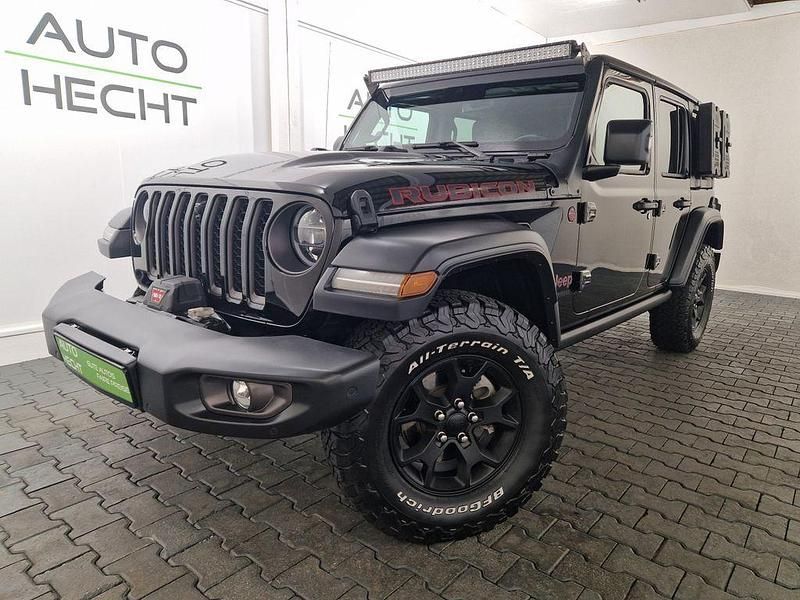 Schwarz Gebraucht 2022 Jeep Wrangler Unlimited Rubicon SUV | 50.750 € (Fairer Preis) - Bild 1/4