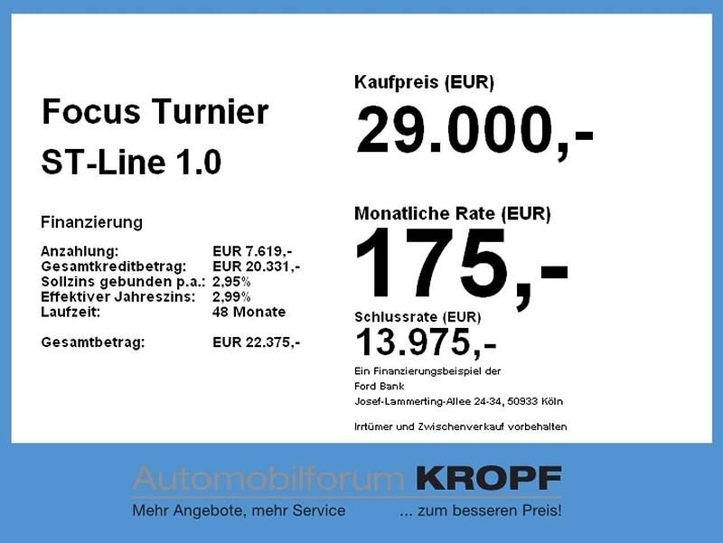 Neu Ford Focus ST-Line 125 PS (91 kW) 2025 Magneticgrau metallic Kombi