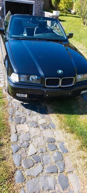 Schwarz Gebraucht 1995 BMW 328 Cabriolet Cabrio | 13.500 € - Bild 1/4
