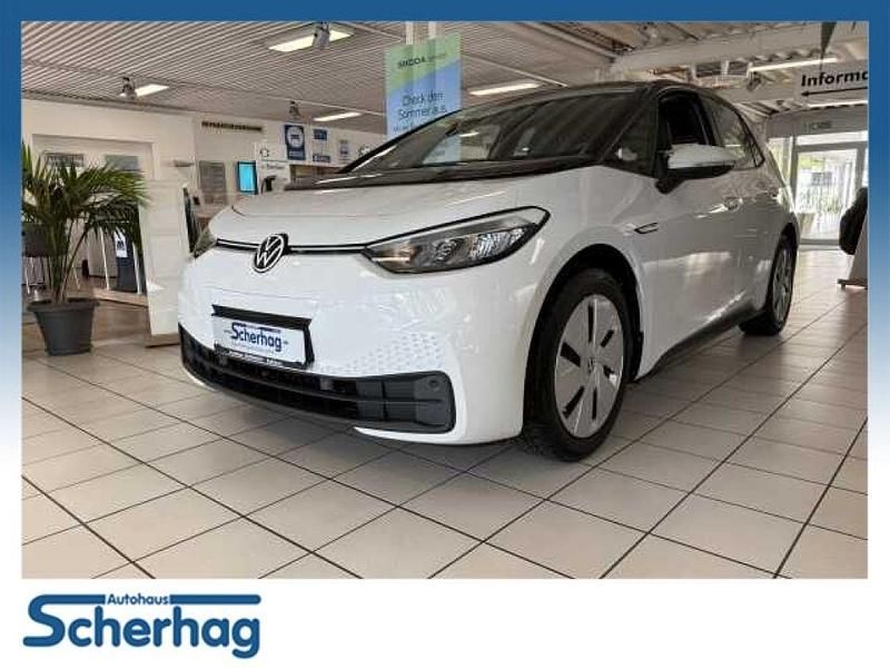 Gletscherweiß metallic (metallic) Gebraucht 2021 VW ID.3 Pro Kleinwagen | 18.970 € (Guter Preis) - Bild 1/4