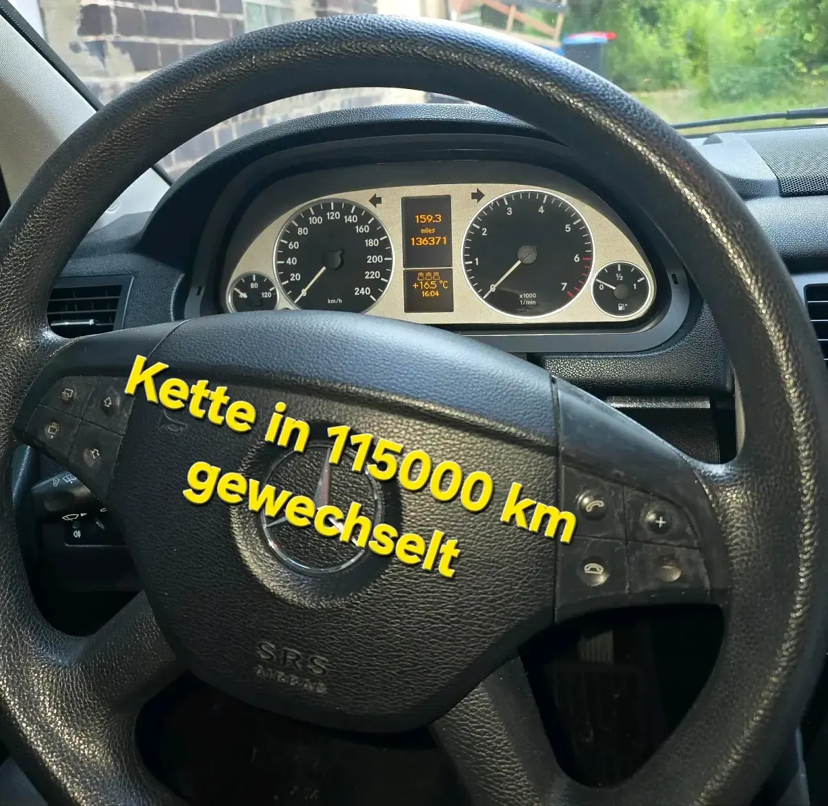 Gebraucht Mercedes B150 2006 Rot Van / Kleinbus