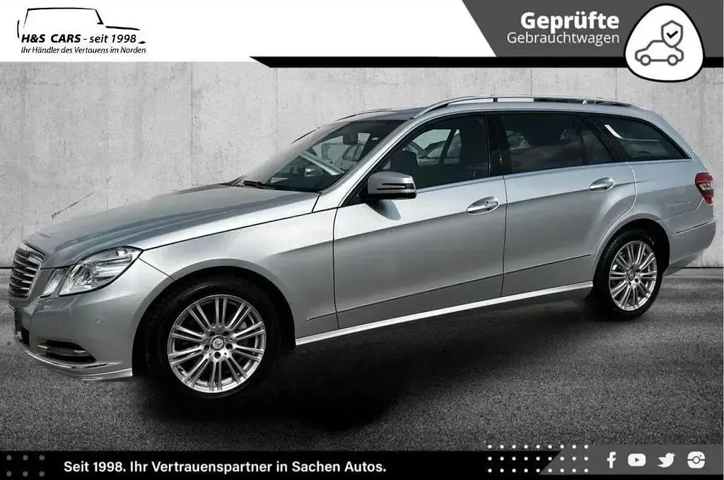 Gebraucht Mercedes E200 136 PS (100 kW) 2012 Silber Limousine