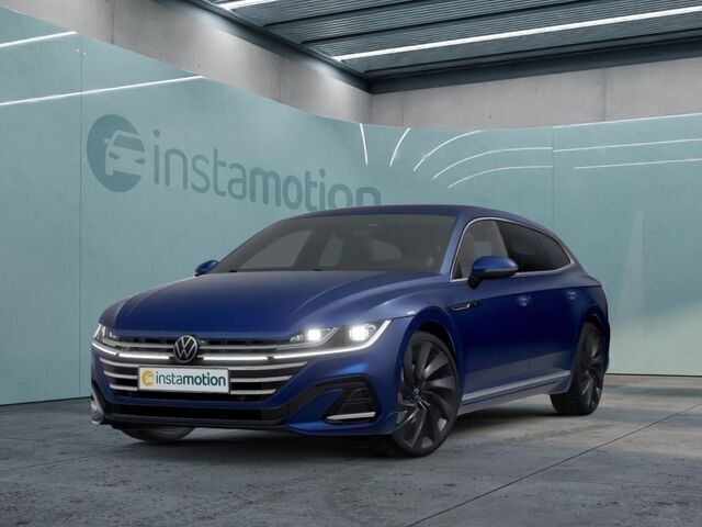 Blau Gebraucht 2024 VW Arteon R-line Kombi | 42.320 € - Bild 1/2
