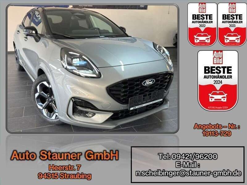 Solar silver metallic Neu 2025 Ford Puma ST-Line X SUV | 30.980 € (Etwas zu teuer) - Bild 1/4