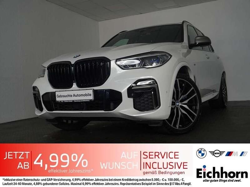 Mineralweiss metallic Gebraucht 2019 BMW X5 M M Sport SUV | 49.860 € (Guter Preis) - Bild 1/4