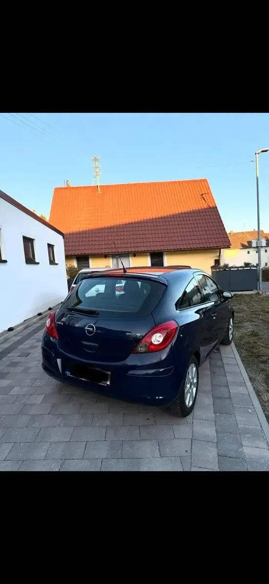 Gebraucht Opel Corsa 60 PS (44 kW) 2009 Blau Kleinwagen