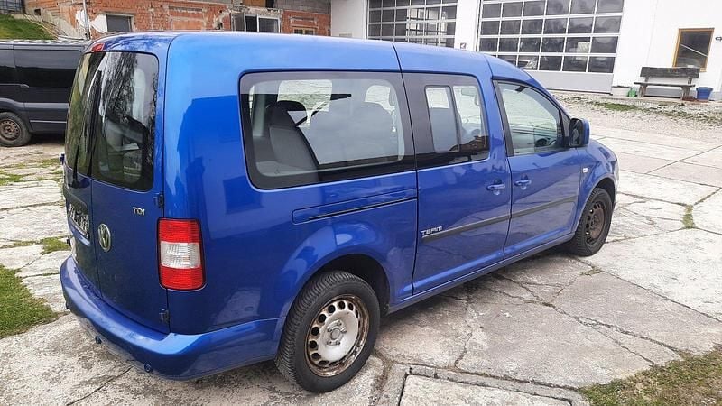 Gebraucht VW Caddy Maxi 105 PS (77 kW) 2010 Blau Van / Kleinbus