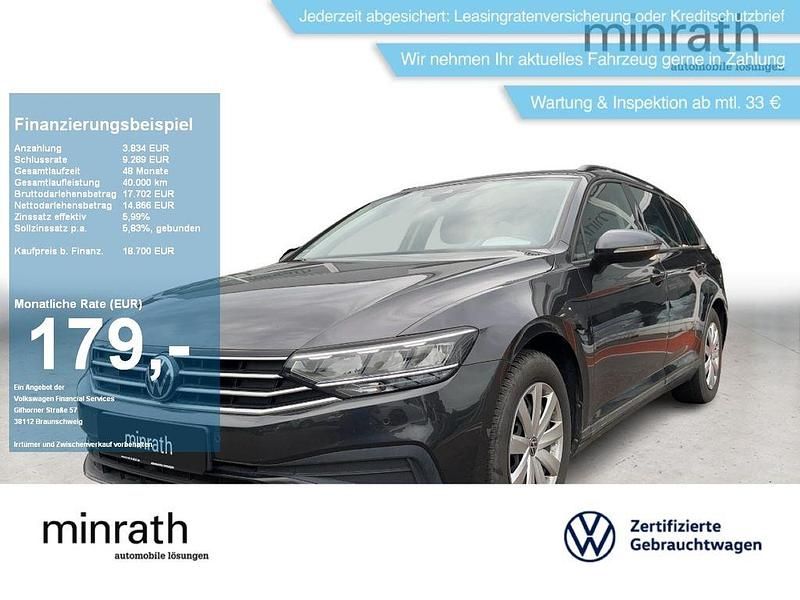 Silber Gebraucht 2022 VW Passat Conceptline Kombi | 18.700 € (Superpreis) - Bild 1/4