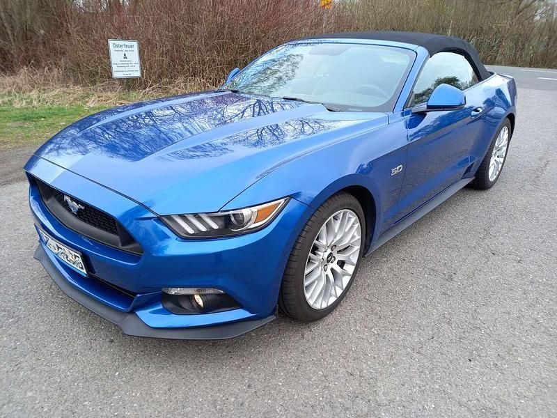 Gebraucht Ford Mustang GT 421 PS (309 kW) 2017 Blau Cabrio