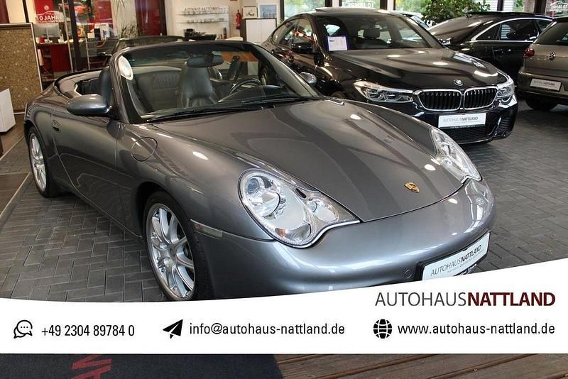 Sealgrau Gebraucht 2003 Porsche 911 Carrera Cabriolet Cabrio | 32.950 € (Superpreis) - Bild 1/4