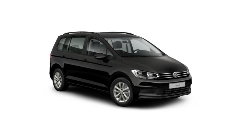 Deep black perleffekt Gebraucht 2018 VW Touran Comfortline Van / Kleinbus | 17.300 € (Guter Preis) - Bild 1/4