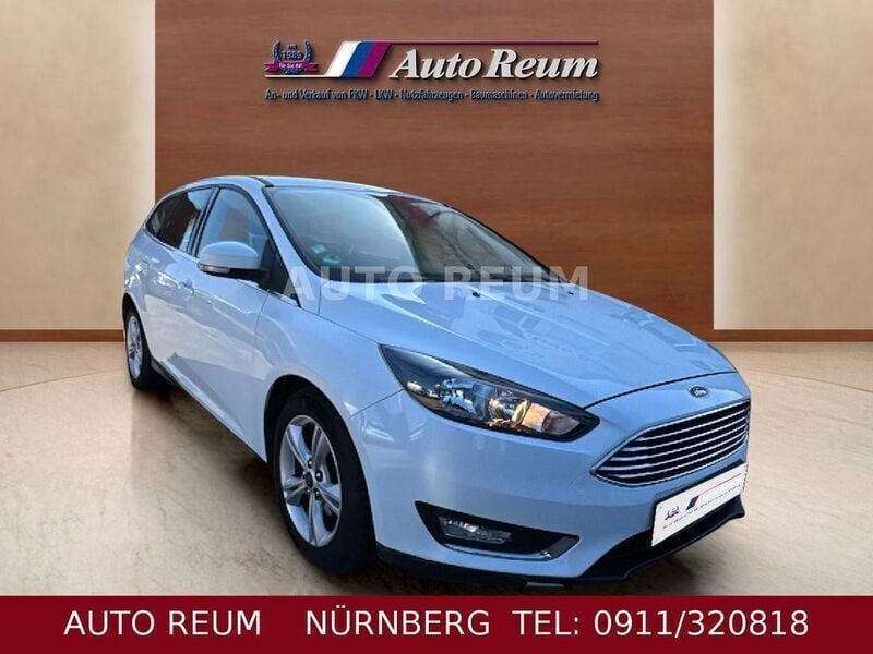 Weiß Gebraucht 2015 Ford Focus Titanium Kombi | 4.990 € (Fairer Preis) - Bild 1/4