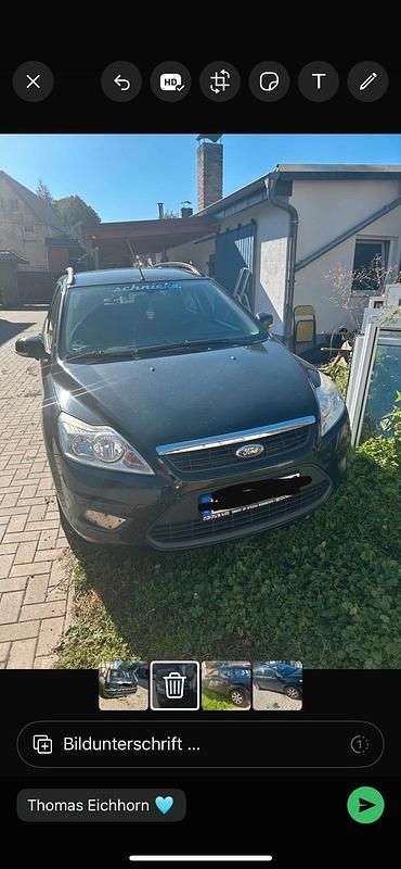 Schwarz Gebraucht 2010 Ford Focus Kombi | 1.500 € (Guter Preis) - Bild 1/4