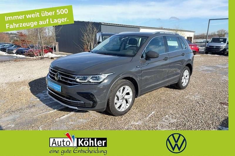 Uranograu Gebraucht 2022 VW Tiguan Elegance SUV | 31.980 € (Fairer Preis) - Bild 1/3
