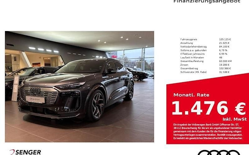 Grau Neu 2025 Audi Q6 Sportback e-tron Sport SUV | 105.125 € (Teuer) - Bild 1/4