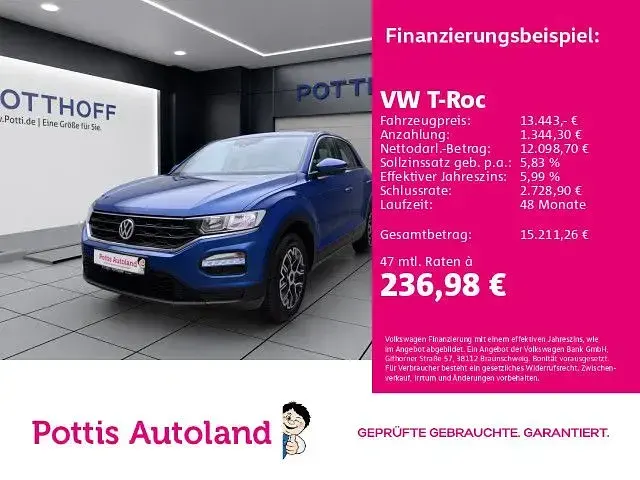 Gebraucht VW T-Roc 116 PS (85 kW) 2018 SUV