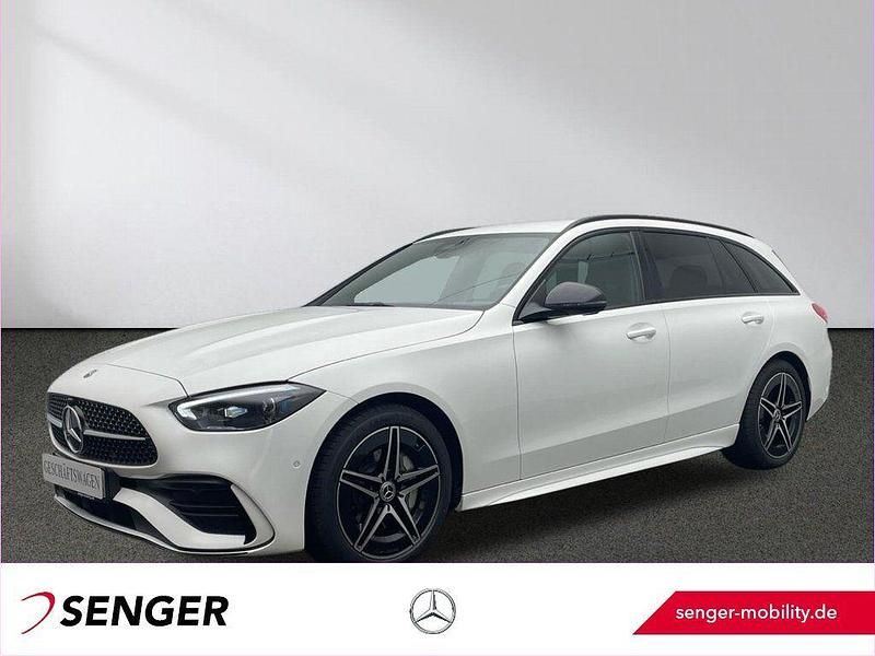 Weiß Gebraucht 2025 Mercedes C200 AMG line Kombi | 45.440 € (Teuer) - Bild 1/3