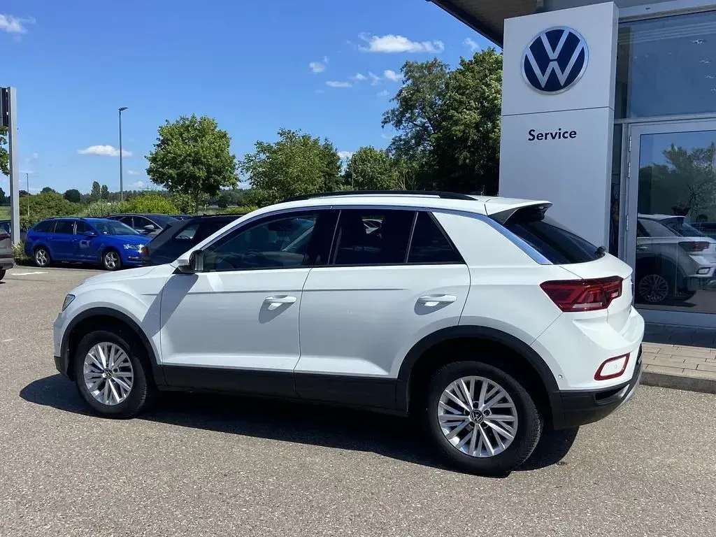 Gebraucht VW T-Roc 110 PS (80 kW) 2023 Weiß SUV