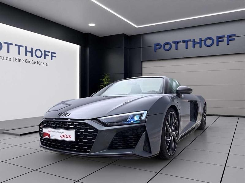Grigio telesto perleffekt Gebraucht 2023 Audi R8 Spyder Performance Cabrio | 189.750 € (Etwas zu teuer) - Bild 1/4