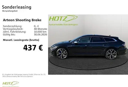 Brugt VW Arteon R 320 HK (235 kW) 2024 Sort Stationcar
