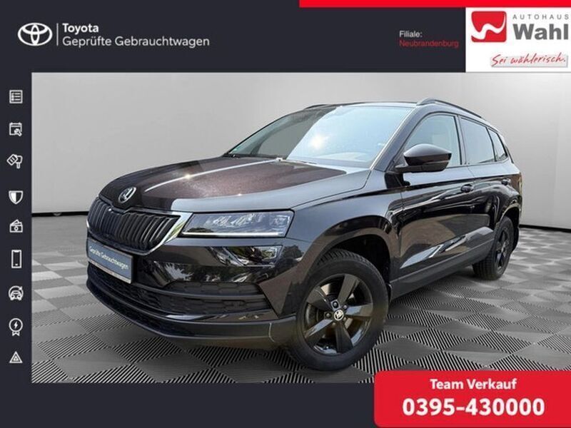 Schwarz Gebraucht 2017 Skoda Karoq SUV | 21.149 € (Fairer Preis) - Bild 1/4