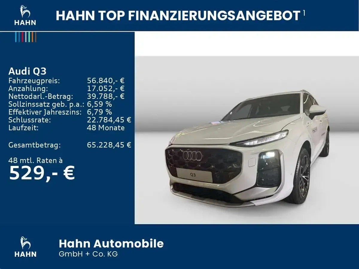 Neu Audi Q3 Ambiente 272 PS (200 kW) 2026 Gletscherweiß metallic SUV