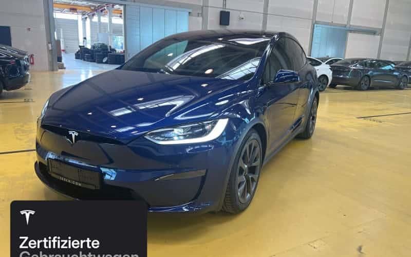 Blau Gebraucht 2024 Tesla Model X SUV | 88.200 € - Bild 1/4