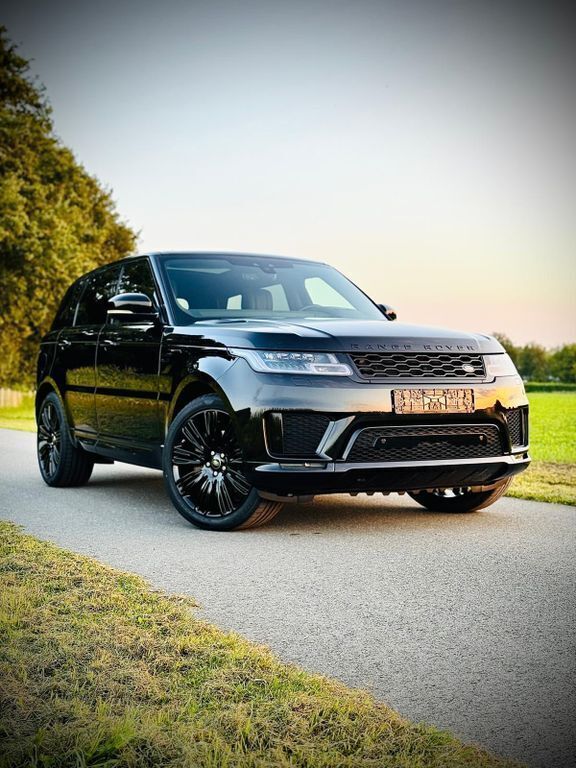 Santorini black Gebraucht 2021 Land Rover Range Rover Sport HSE Dynamic SUV | 49.850 € - Bild 1/4