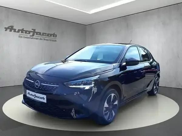 Diamant schwarz (metallic) Gebraucht 2022 Opel Corsa-e Elegance Kleinwagen | 16.950 € (Fairer Preis) - Bild 1/4