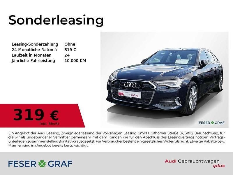 Firmamentblau metallic Gebraucht 2024 Audi A6 Advanced Plus Kombi | 48.886 € - Bild 1/1