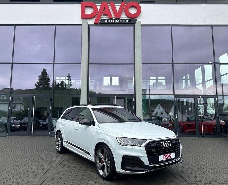 Weiß Gebraucht 2021 Audi Q7 S-Line SUV | 42.991 € (Fairer Preis) - Bild 1/4